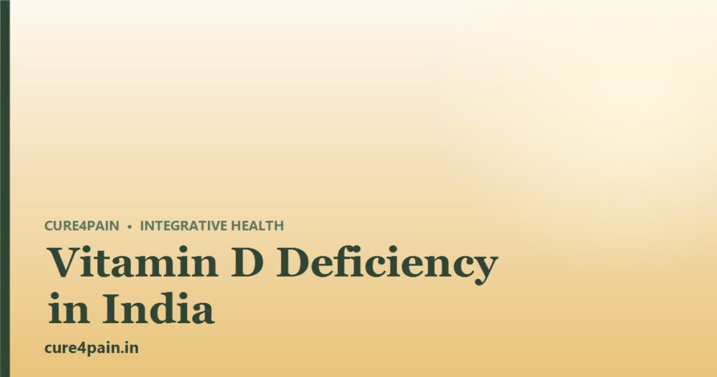 Vitamin D Deficiency in India: The Hidden Root Beneath So Much Chronic Illness